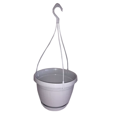 Akasztós cserép 30cm fehér