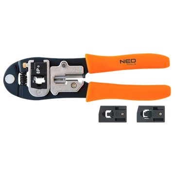 Krimpelő fogó 195mm NEO 01-501 4p 6p 8p