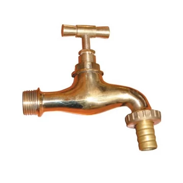 Kifolyócsap kerti tömlővéges 1/2" RÉZ Goshe