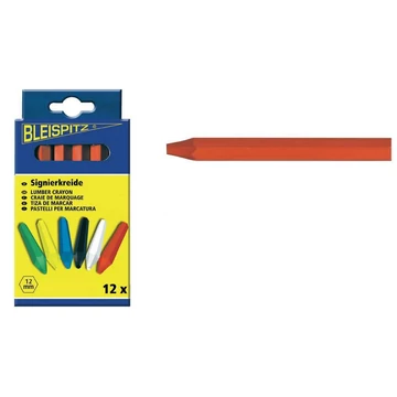 BLEISPITZ jelölő kréta piros
