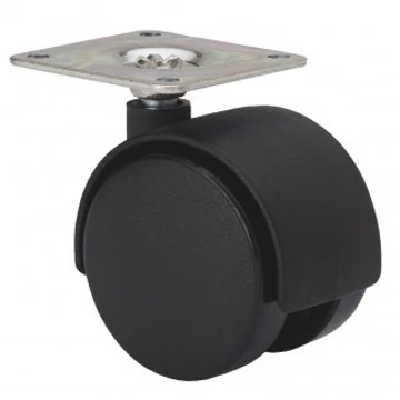 Fotelgörgő kettős 30mm talpas