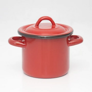 Piros Fazék fedővel 3l