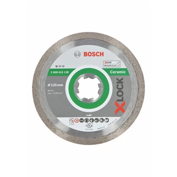 BOSCH GYÉMÁNTVÁGÓKORONG X-LOCK STANDARD 125MM