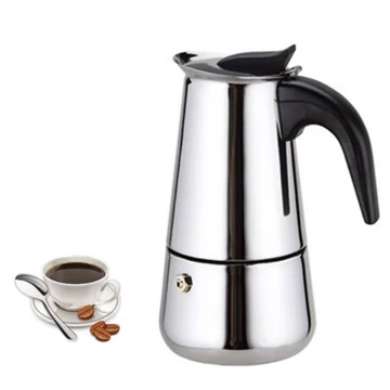 Kávéfőzó 2 személyes inox