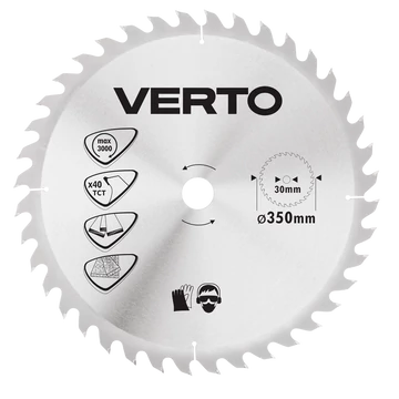 Körfűrészlap 350*30mm 40 fog HM Verto