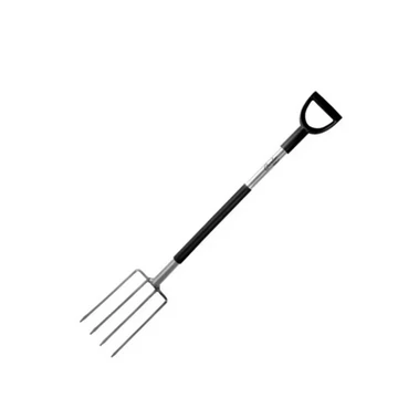 Ásóvilla fém nyéllel D típusú muanyag fogantyú 122cm