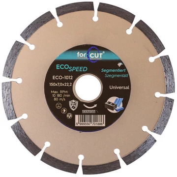 Eco 150*2,2*7 szegmentált gyémánt korong