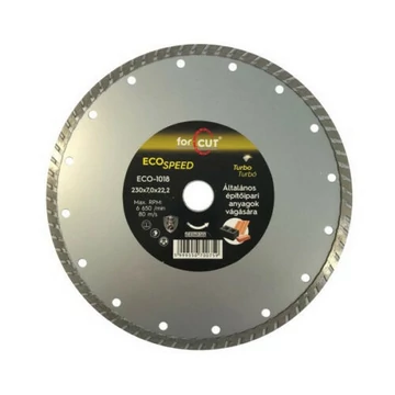 Gyémántvágó 230*22.2 turbó
