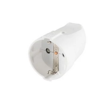 Földelt lengő aljzat egyenes kábelvezetéssel