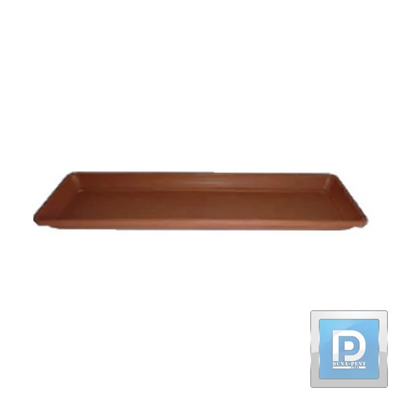 Balkonláda tálca 40cm barna