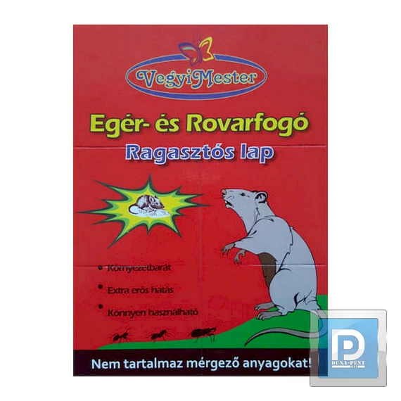 Prokum egér és rovarfogó ragasztós lap NAGY 21*15,5