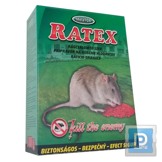 Ratex rágcsálóirtószer granulátum 150g