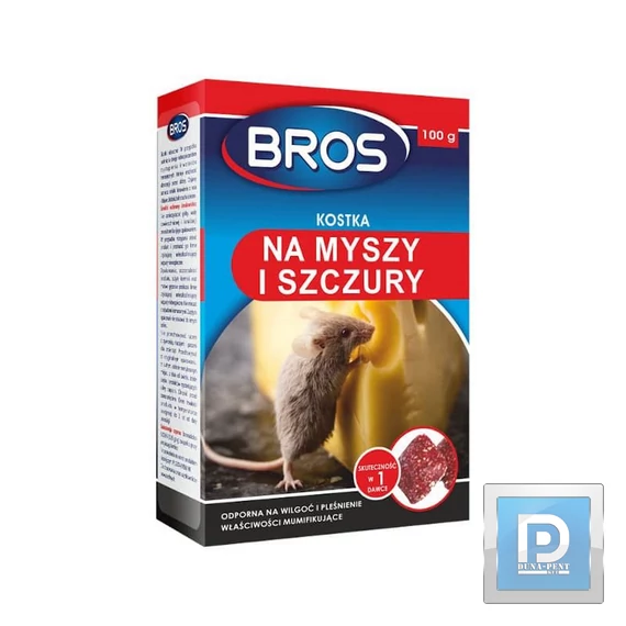 Bros rágcsálóirtó mini brikett parafinos