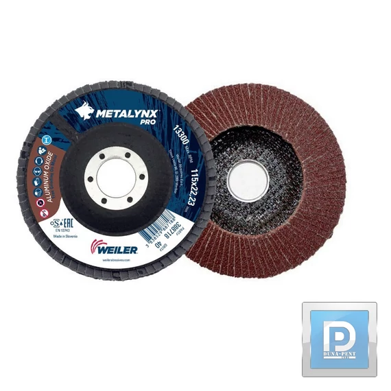 Metalynx Pro lamellás csiszolótányér F27 125*22,2 P120A