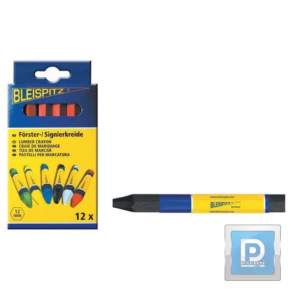 BLEISPITZ jelölő kréta fekete 12db No.0235