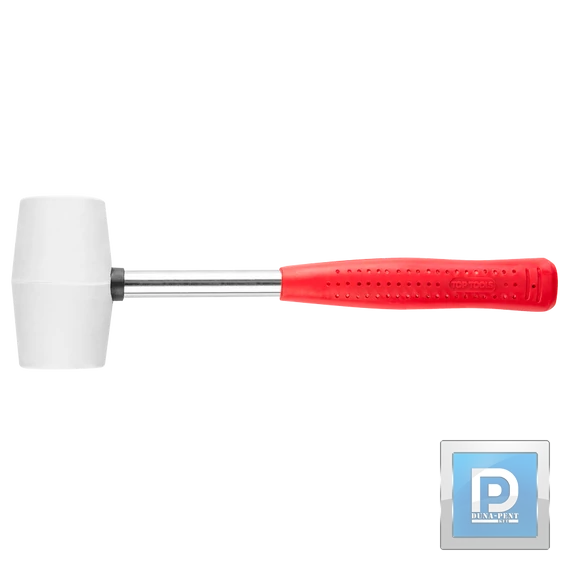 GUMIKALAPÁCS 225GR 40mm FÉMNYELÜ TOP TOOLS