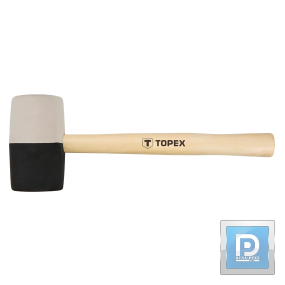 Gumikalapács 63mm 680 g feh.-fek. Topex