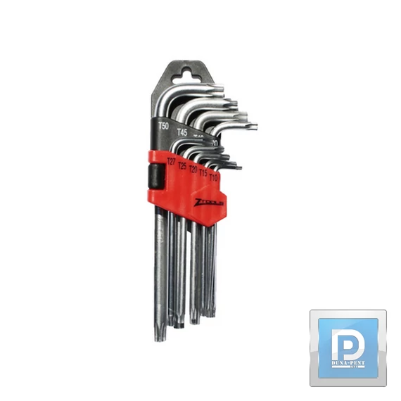 Z-tools imbuszkulcs készlet hosszú gömbvégű 9r. 1,5-10