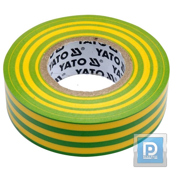 Szigetelőszalag 19mm*20m zöld-sárga