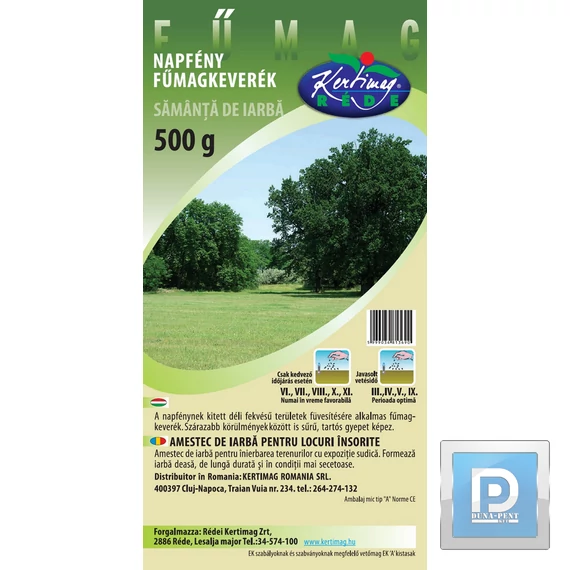 Napfény pázsit fűmag 500 g