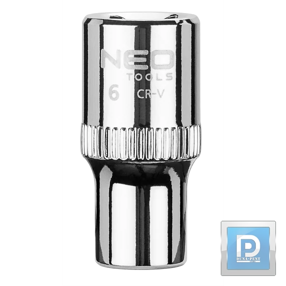 Dugókulcs fej 1/4" 6mm NEO