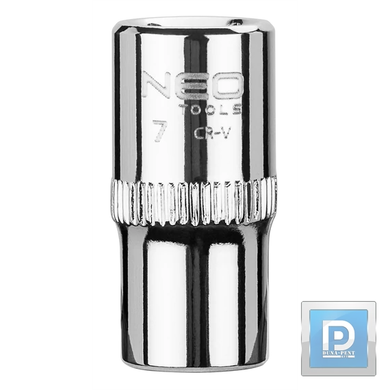 Dugókulcs neo 1/4" 7mm 6p
