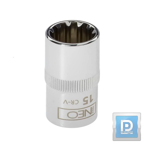 DUGÓKULCS FEJ 1/2" " 15mm 12P