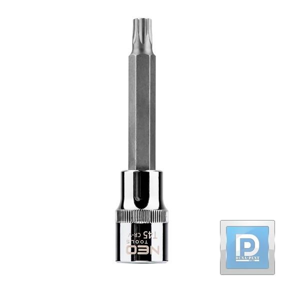 Torx 1/2" dugókulcs 6 szög Neo T45*100 08-765