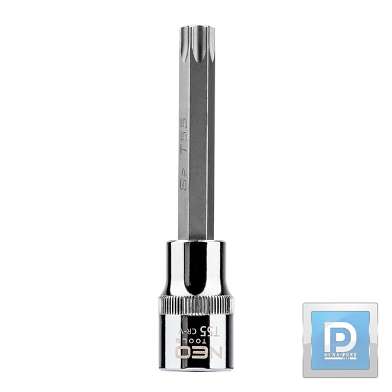 Torx 1/2" dugókulcs 6 szög Neo T55*100 08-767