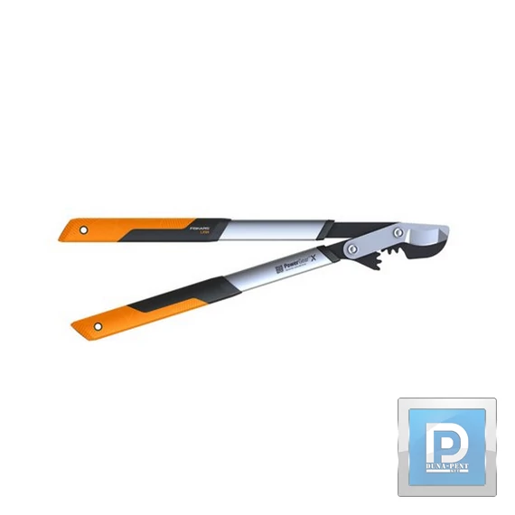 Fiskars PowerGearX fém fogaskeretes ágvágó, horgos pengével