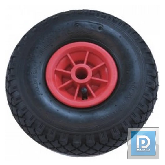 Molnárkocsi kerék műanyag felnis csapágyas tömör 3.00-4