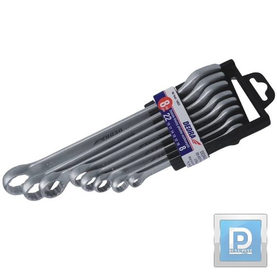 Gyűrűs villáskulcs készlet 6db-os CrV 8,10,12,13,14,17mm