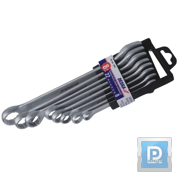 Gyűrűs villáskulcs készlet 6db-os CrV 8,10,12,13,14,17,19,22mm