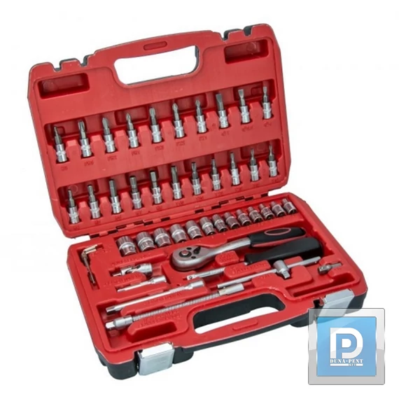 Dugókulcs készlet Crv 46 részes 13*1/4"
