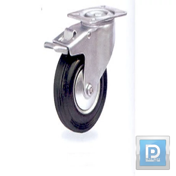 80mm forgós-fékes kerék