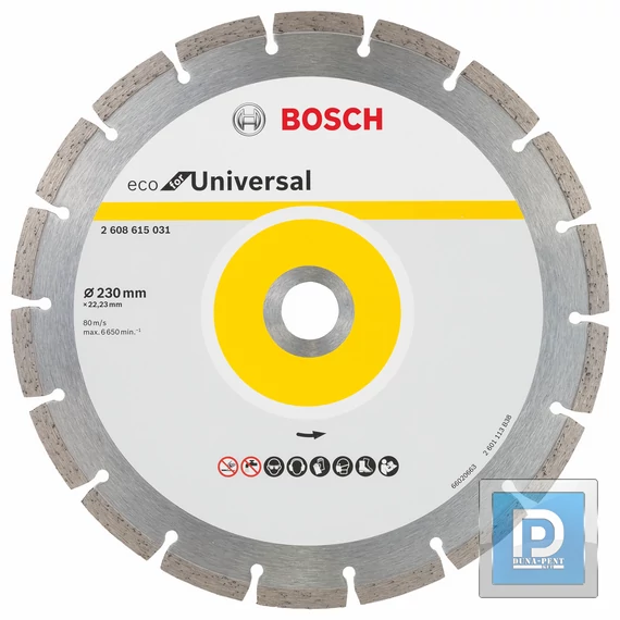 BOSCH GYÉMÁNT DARABOLÓTÁRCSA ECOFORUNIVERSAL 230*22,23MM