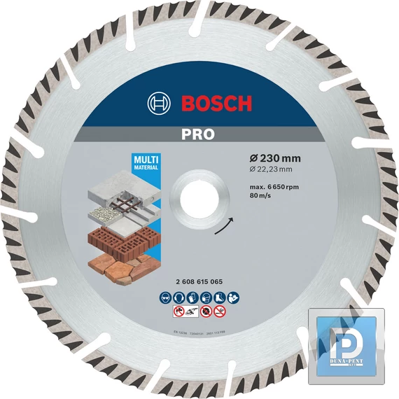 BOSCH PRO MULTI MAT GYÉMÁNTTÁRCSA 230*22,23