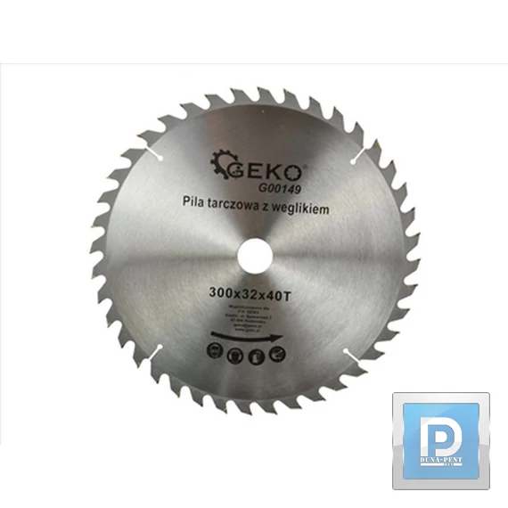 Fűrésztárcsa 125*22,2mm 40fog geko tct