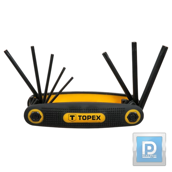 Torx készlet 8 részes összecsukható T9-40 Topex