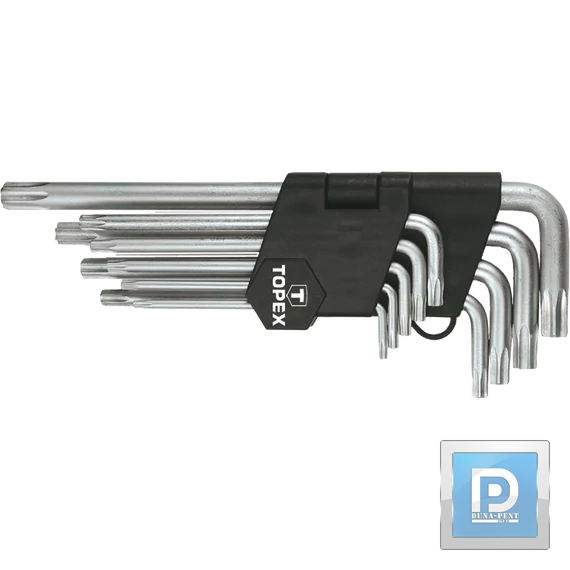 Imbuszkulcs klt. torx 9r. T10-T50 Topex