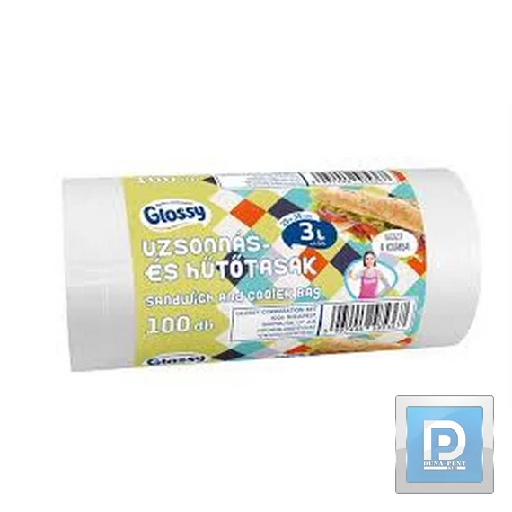 Uzsonnás és hűtő tasak tekercsben 3l 100 db-os