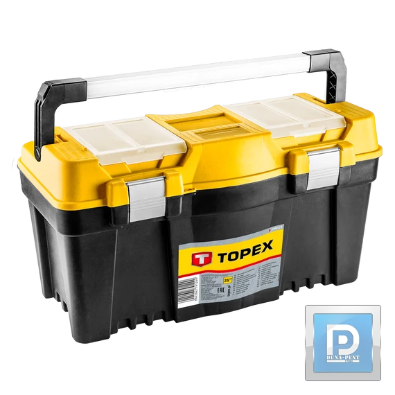 SZERSZÁMOSLÁDA 25" MŰANYAG FÉMFOG. TOPEX