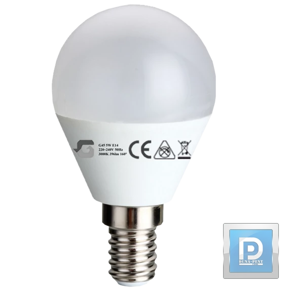 Led izzó gömb E14 5W