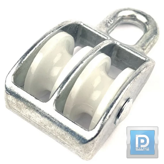 Kötélcsiga,dupla 8mm*30