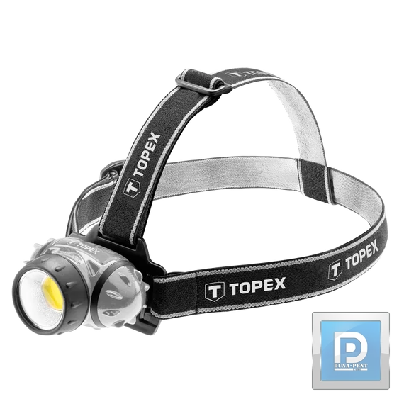 Fejlámpa Topex esőálló 160 lumen