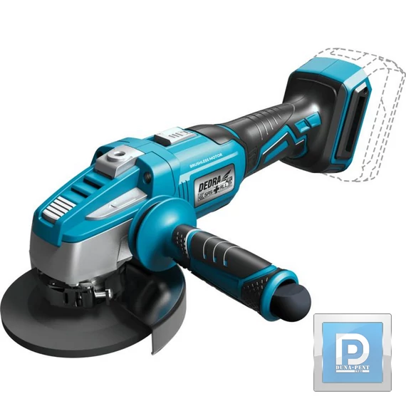 Sarokcsiszoló szénkefe nélküli 18V 125mm DEDRA 7151
