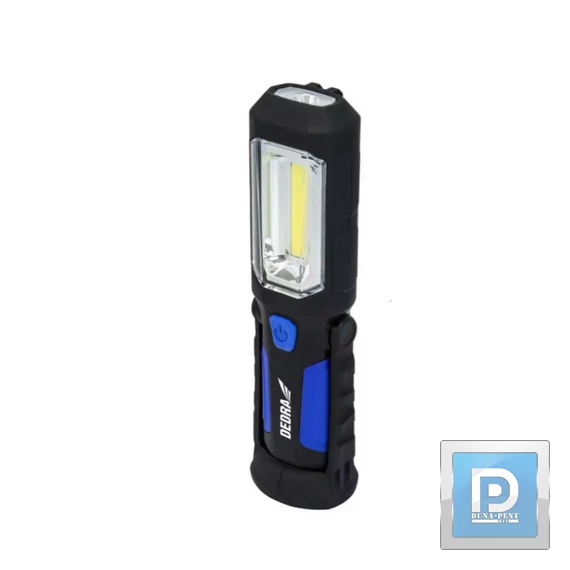 Ledes szerelőlámpa 3+1w led usb 230v/12v tölthető