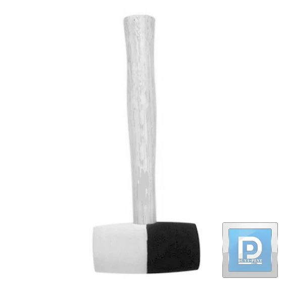 Gumikalapács 450 450G fehér-fekete