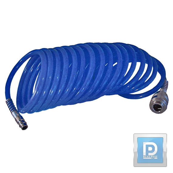 Spirálos PU tömlő 8mm,5m törésálló