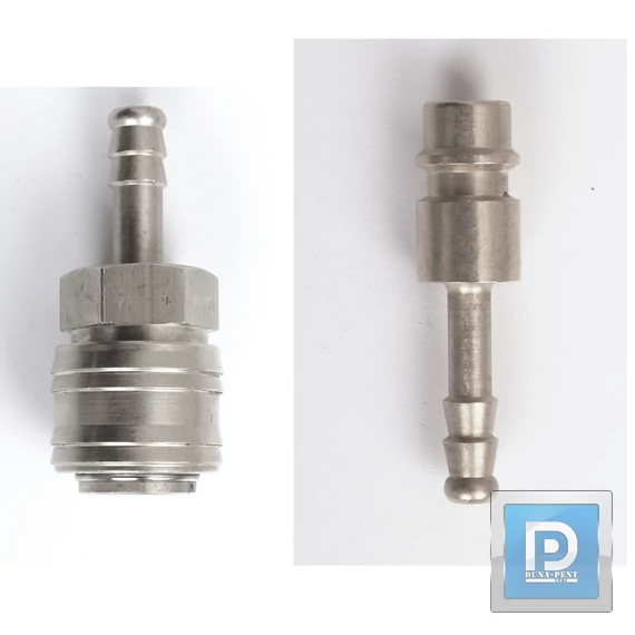 Gyorscsatlakozó készlet tömlőre 6,7mm